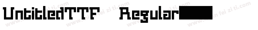 UntitledTTF Regular字体转换